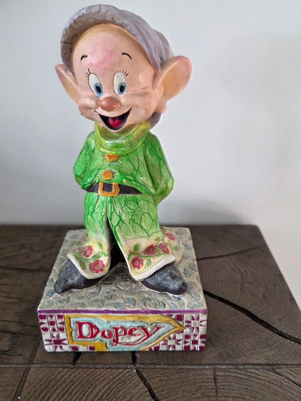 Jim Shore Disney Traditions Dopey Figurine "Simple Beings"